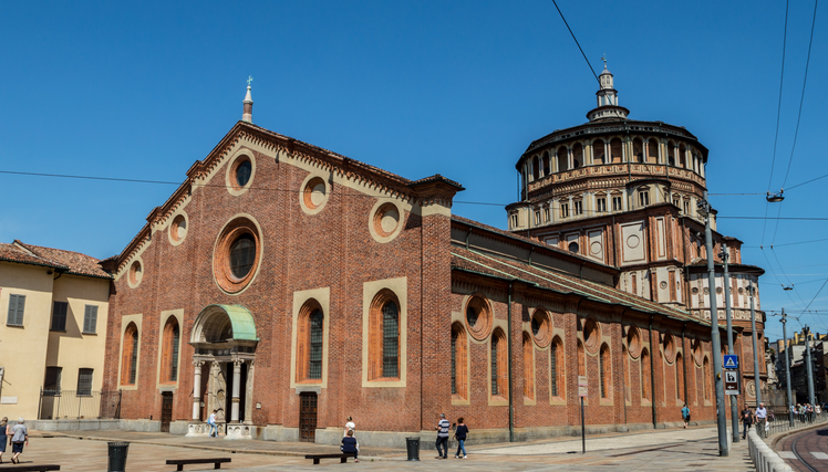 Kostel Santa Maria delle Grazie a Poslední večeře - Milano - Italie - cestování - dovolená v itálii - Panda na cestach - panda1709